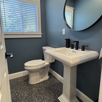 1970s Bathroom Gut Remodel & Layout Update in Minnetonka, MN